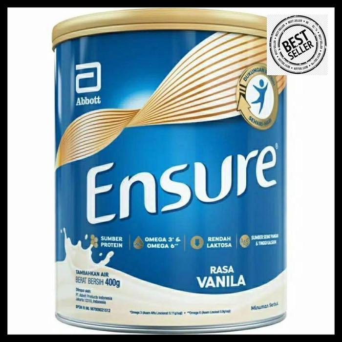 Gambar susu ensure vanila 400gr susu dewasa high quality - Vanila dari Fera cheese Foddie undefined 3 Tokopedia