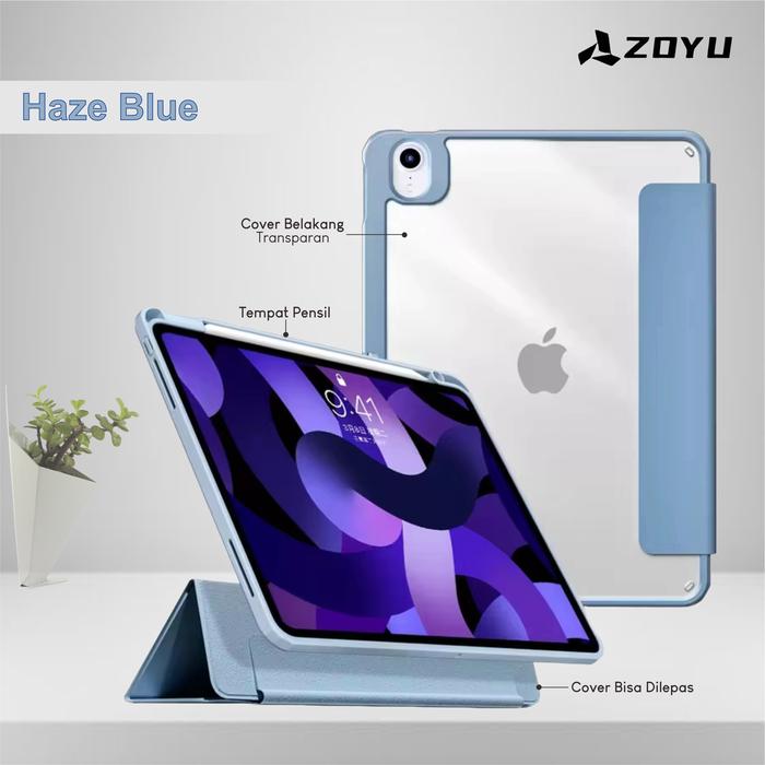 Gambar Casing iPad Mini 6 Soft Case Pensil Transparan Cover Dilepas Hybrid - Biru Muda dari Brother ACC Store undefined Tokopedia