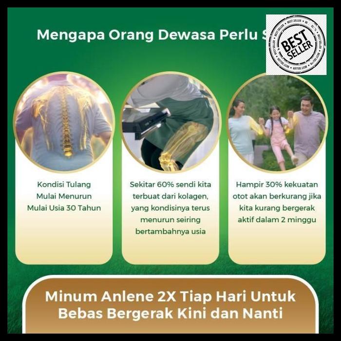 Gambar susu anlene gold 5x susu bubuk vanila 5 x 170g-tulang, sendi & otot best produk dari Fera cheese Foddie undefined Tokopedia