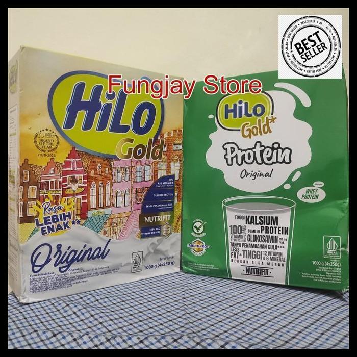 Gambar susu hilo gold original 1000 gr / hilo gold plain 1000gr high quality dari Fera cheese Foddie undefined Tokopedia