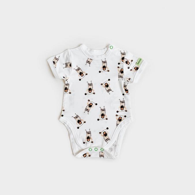 Gambar Hamako Round Neck Bodysuit - Jumper Bayi Tencel Baju Rumahan Anak Bayi - Muscly Circus, 9-12m dari terisshopp undefined Tokopedia