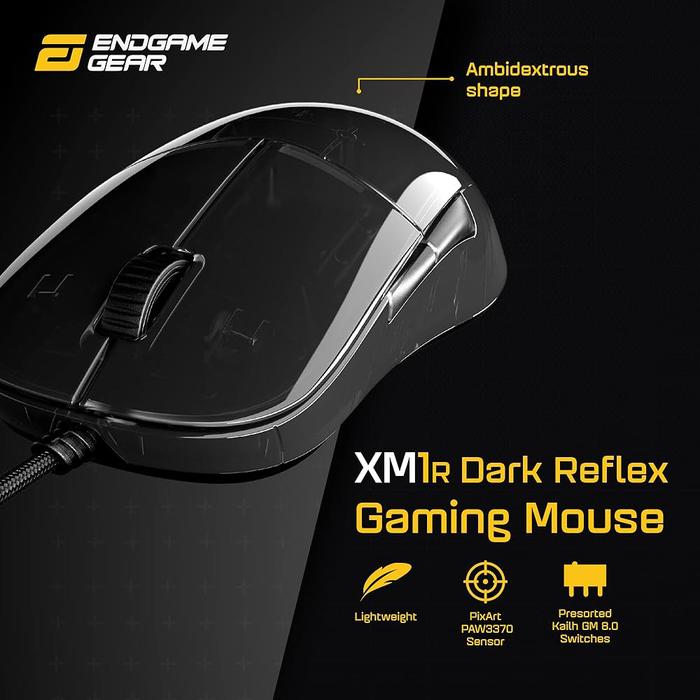 Gambar Endgame Gear XM1R End game EndgameXM1R Gaming Mouse Dark REFLEX PAW3370 - DARK REFLEX - DARK REFLEX dari FRAG GAMING STORE undefined Tokopedia