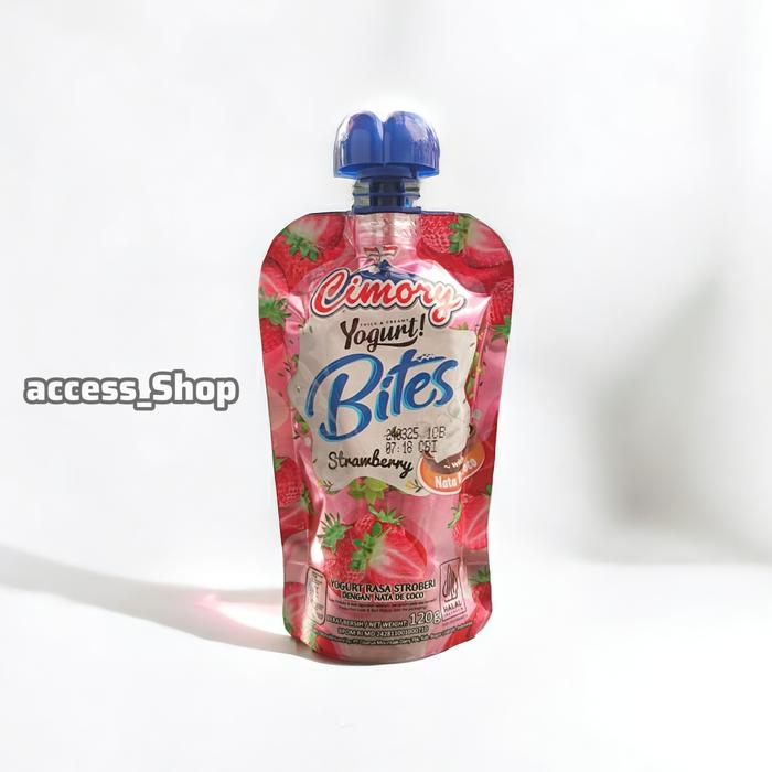 Gambar Cimory Yogurt Squeeze Bites 120 gram - Yogurt rasa dengan Nata de coco NEW - Strawberry dari 07Seven Store undefined Tokopedia