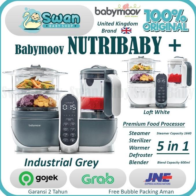 Gambar TERMURAH - Babymoov Nutribaby Plus / Food Processor / Food Maker - Industrial Grey dari Topia testa undefined Tokopedia