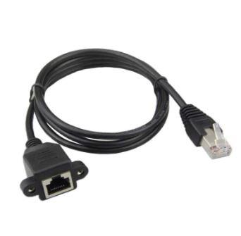 Gambar RJ45 Male to Female Cable Adapter - 0.3M CAT6 dari Alfa Electronics undefined Tokopedia