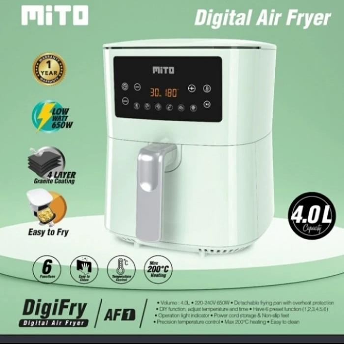 Gambar Mitochiba air fryer digital af - 1 4liter penggorengan tanpa minyak multifungsi - Hijau dari BR olshop.id undefined Tokopedia