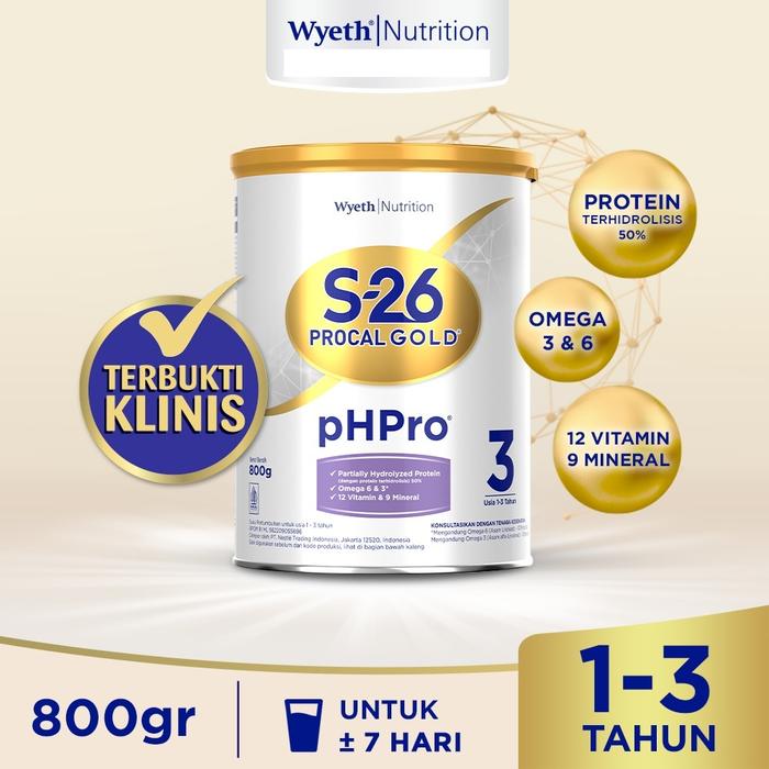 Gambar S-26 Procal GOLD pHPro Tahap 3 - Susu Pertumbuhan Anak Usia 1-3 Tahun - Kaleng 800g - At De Stories dari At De Stories undefined Tokopedia