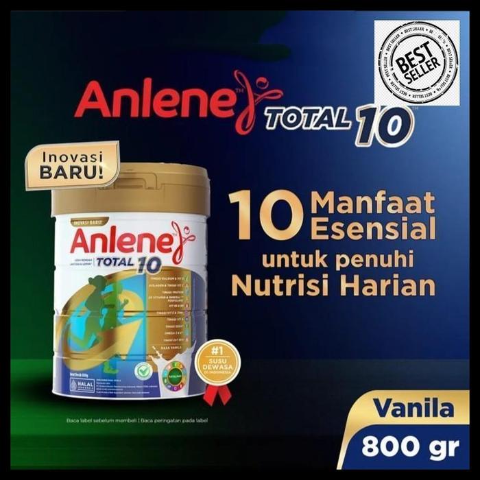 Gambar susu anlene total 10 susu bubuk rasa vanila 400 gram high quality - 800gr dari Fera cheese Foddie undefined Tokopedia