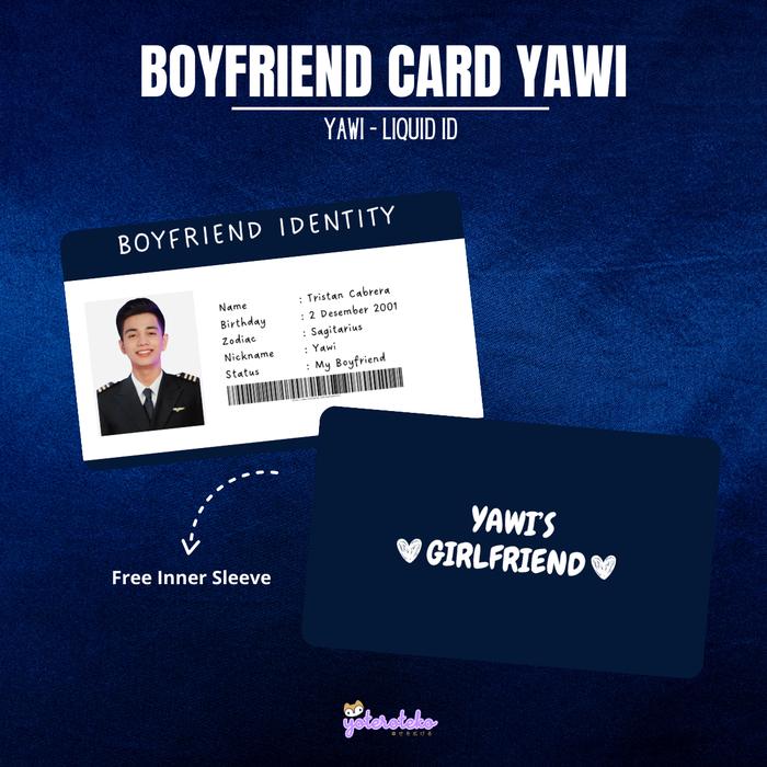 Gambar BOYFRIEND CARD PLAYER MLBB (RRQ ONIC TLID AE DLL) - Yawi dari Yoteroteko undefined Tokopedia
