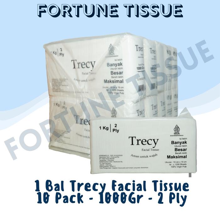 Gambar 1 Bal Tissue Facial Non Merk isi 10pak 1000gr Setara Nice Paseo Lembut - TRECY 1000 Gram dari Fortune Tissue undefined Tokopedia