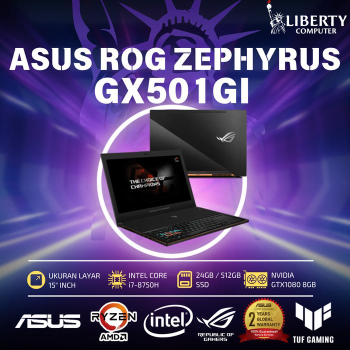 Intel Core I7 Rog Zephyrus Intel Jual Asus ROG ZEPHYRUS GX501GI