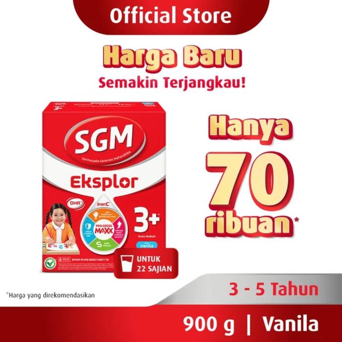 Gambar sgm eksplor 3 900gr vanilla dari imamstore1 undefined Tokopedia