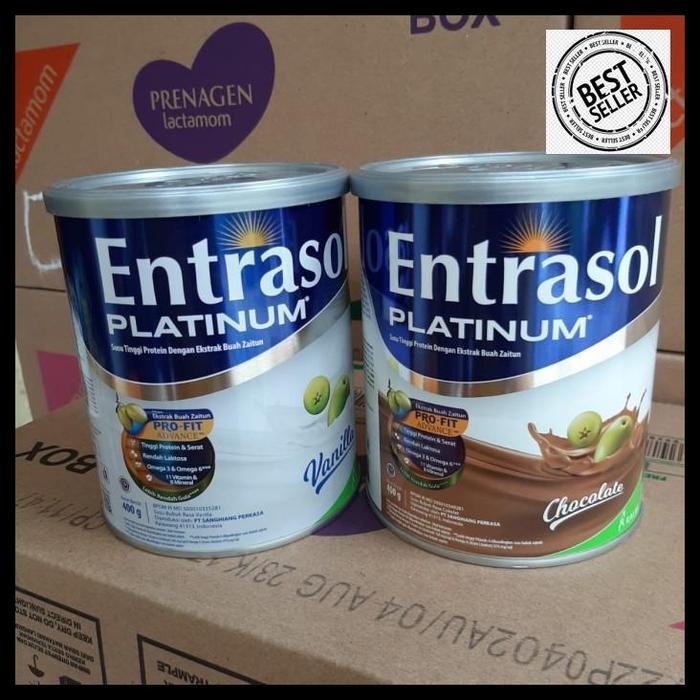 Gambar susu entrasol platinum 400 gr coklat/vanila best produk - Vanila dari Fera cheese Foddie undefined Tokopedia