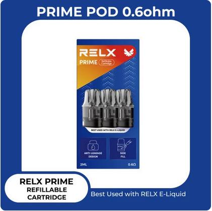 Gambar Relx Prime Kit - 1 Device dan 2 Ctg - Refillable Cartridge 0.6OHM 0.8 OHM | - Cartidge 0.6OHM dari misijualan undefined Tokopedia
