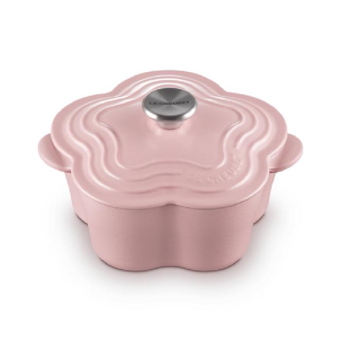 Gambar Le creuset Flower Cocotte 20cm - Sugar Pink dari Celiebox undefined Tokopedia