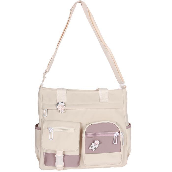 Gambar Mismi Joan Bag Tas Selempang Wanita Korean Style Multi Slot Tote - 31J - Putih dari Mismi Official Store undefined Tokopedia