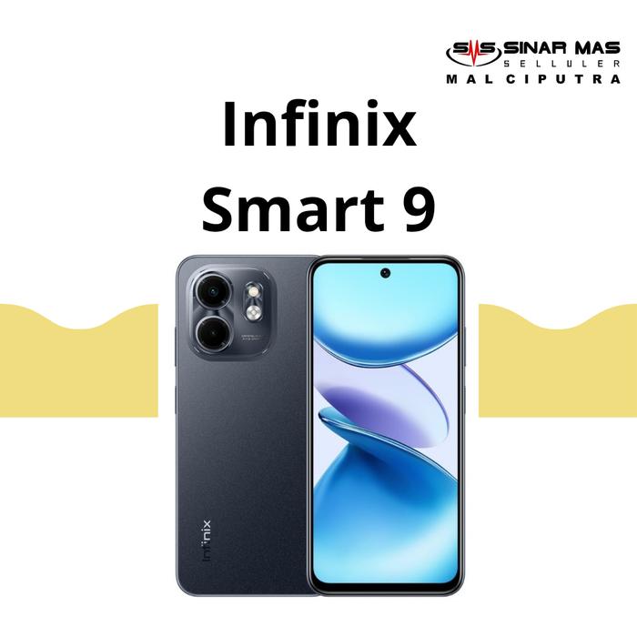 Gambar Infinix Smart 9  4/128GB New - Black dari SINAR MAS SELLULER CIPUTRA undefined Tokopedia
