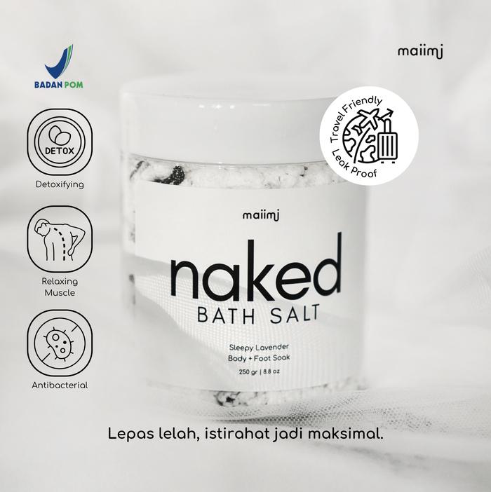 Gambar Maiimi - Naked Bath Salt: Sleepy Lavender | Bath Salt | Garam Mandi - SL Only  dari Maiimi & Mini Maiimi undefined Tokopedia
