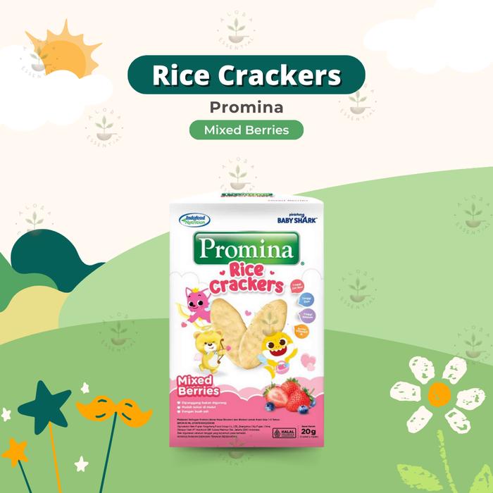 Gambar Promina Rice Crackers 20 gr - Snack Anak - Snack Bayi - Mixed Berries dari Toko Alo Baby undefined Tokopedia