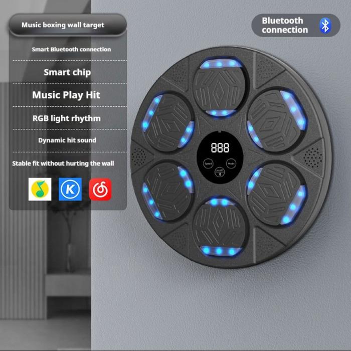 Gambar Tinju Dinding Musik Elektronik Mini Permainan Pukulan Musik Mesin Tinj - Round adult bla dari easytechindonesia undefined Tokopedia