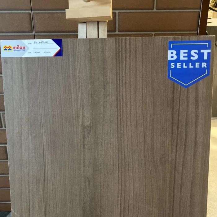 Milan Rio Walnut Jual Keramik Lantai Milan Motif wood/parquet 50x50 (matt) - Rio natural ...