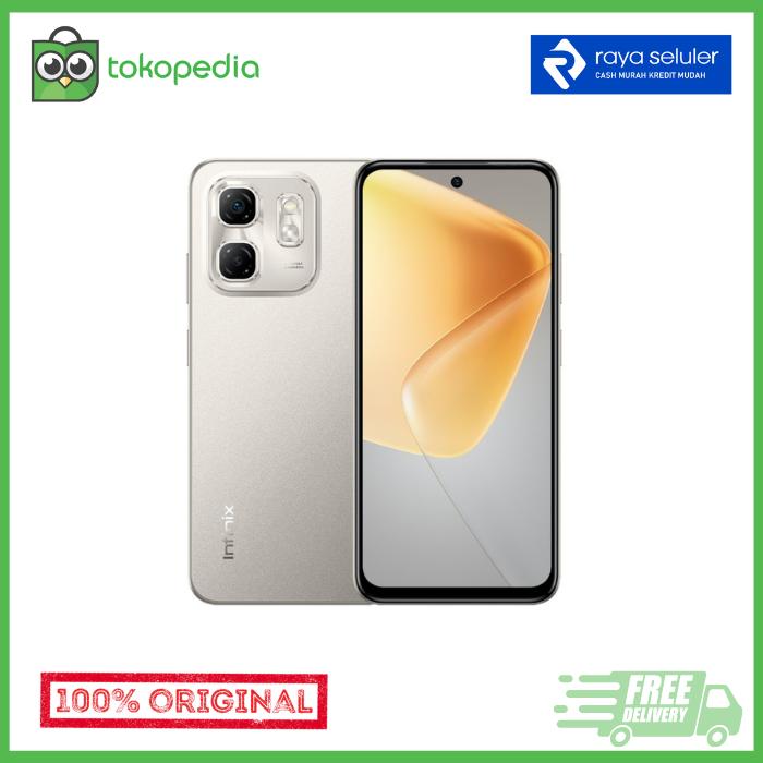 Gambar Infinix Hot 50i NFC 6/128GB - Dual SIM | 6.7" Inch | Mediatek Helio G81 | 5000 mAh Battery | Fingerprint - TITANIUM GREY dari Raya Seluler Solo - Kawatan undefined Tokopedia