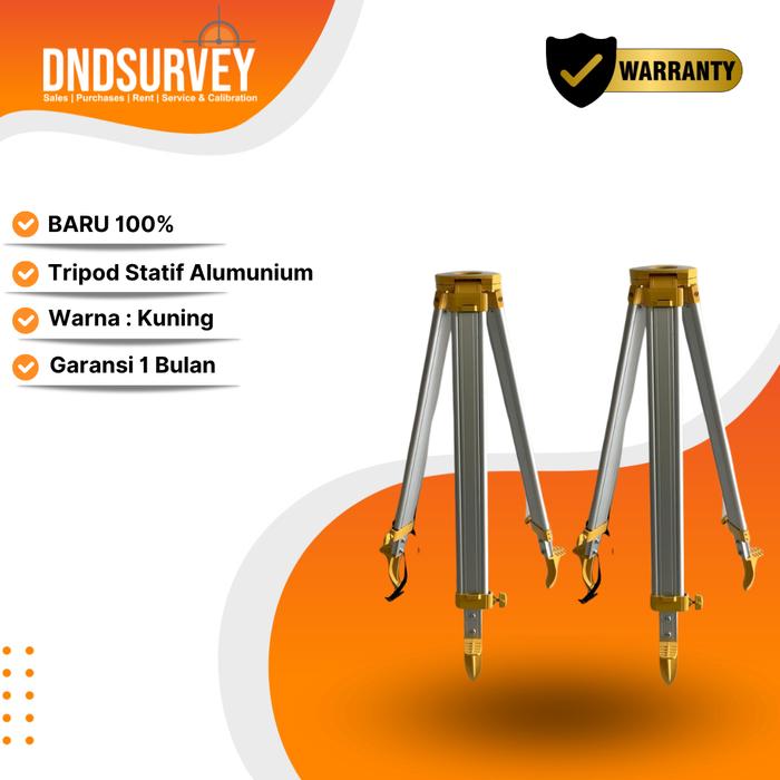Gambar Tripod Statif Alumunium untuk Total Station Gps Rtk Waterpass Theoeolite - Single dari Dnd Survey Bandung undefined Tokopedia