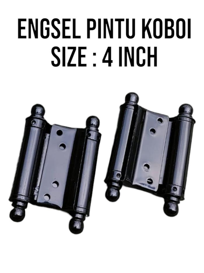 Gambar Engsel Veer / Engsel Pintu Koboi 3 inch 4 inch / Engsel Pintu Dua Arah - 4 inch dari Falah Teknik_NEW undefined Tokopedia