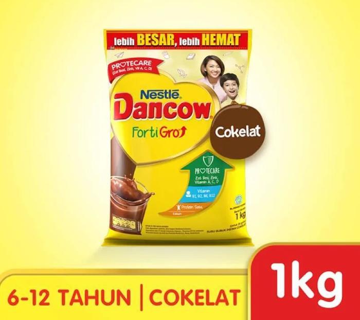 Gambar dancow fortigro 1 Kg coklat - Instant Susu Bubuk Susu Anak Pouch 1 kg - Coklat, pakingstandart dari HEMAS AOI undefined Tokopedia