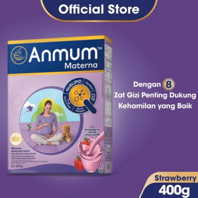 Gambar Anmum Materna Strawberry White Choco 400 Gr Susu Ibu Hamil dari Birdellaa Official undefined Tokopedia