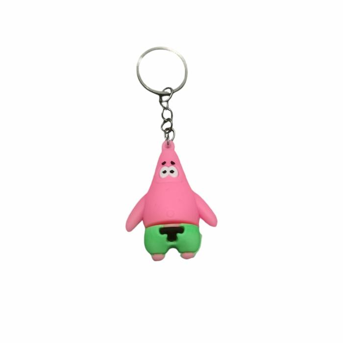 Gambar Gantungan Kunci Karakter Kartun Spongebob Patrick Squidward Crab Ganci - Patrick Smile dari Adeeva Collection19 undefined Tokopedia