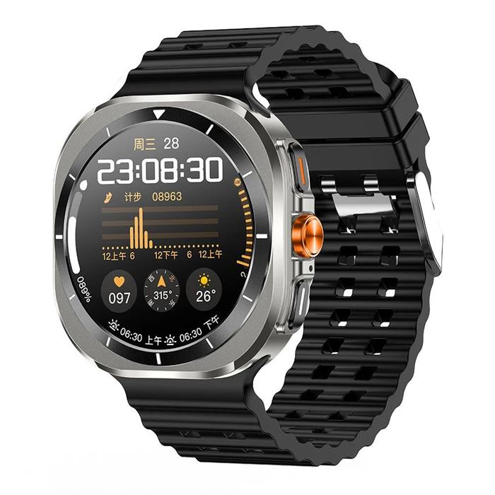 Gambar Kainos Z7 ULTRA AMOLED HQ Smartwatch  IP68 Support iOS & Android jam pintar - BLACK dari Kainos.id undefined Tokopedia