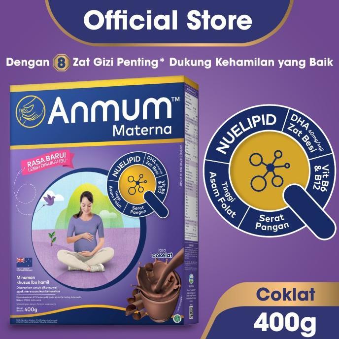 Gambar Anmum Materna Susu Bubuk Cokelat 400G - Susu Ibu Hamil dari Toko sanjayo undefined Tokopedia