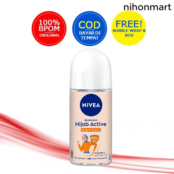 Gambar Nivea Hijab Active Bright & Dry Deodorant 50ml dari nihonmart undefined Tokopedia