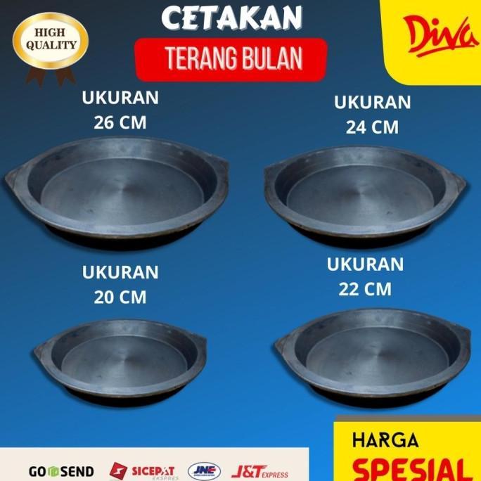 Gambar Cetakan Loyang Martabak Manis Terang Bulan 26/24/22/20 cm bahan Cor - 24 dari elinmahfud undefined 2 Tokopedia