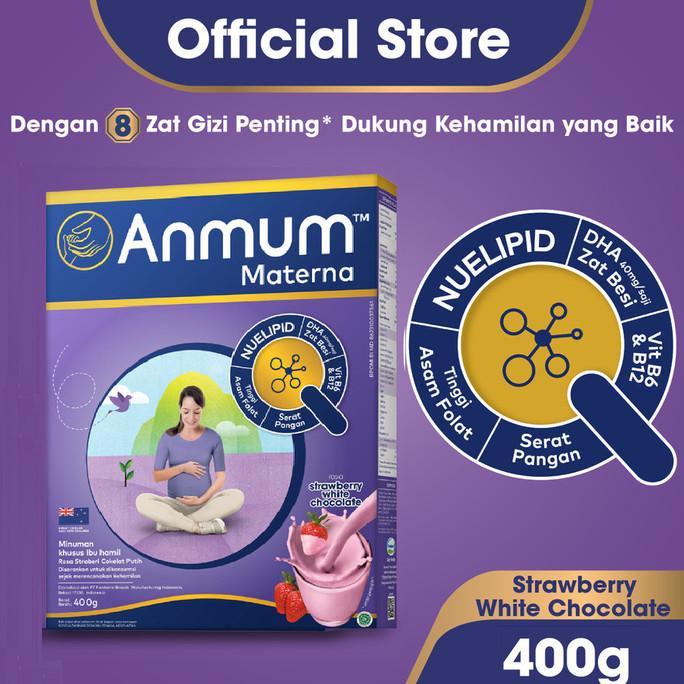 Gambar Anmum Materna Susu Bubuk Strawberi White Chocolate 400G-Susu Ibu Hamil dari Toko sanjayo undefined Tokopedia