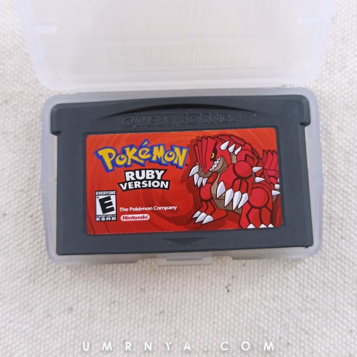 Jual Kaset Cartridge Gameboy Pokemon Leaf Green Fire Red Emerald