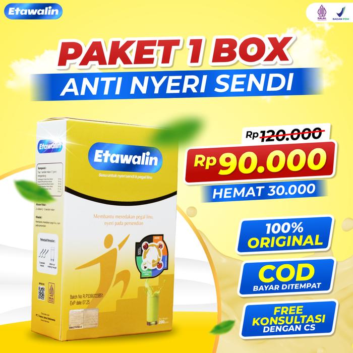 Gambar Susu Etawalin original Atasi Nyeri Sendi dan Asam Urat 1 Box dari Susu Etawalin Store Surabaya undefined Tokopedia