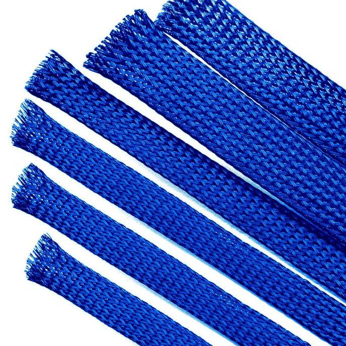 Gambar Snake Skin 30 Mm - Cover Kabel - Braided Cable Sleeve - Ecer 1 Meter - Biru dari Metronik Mart undefined Tokopedia