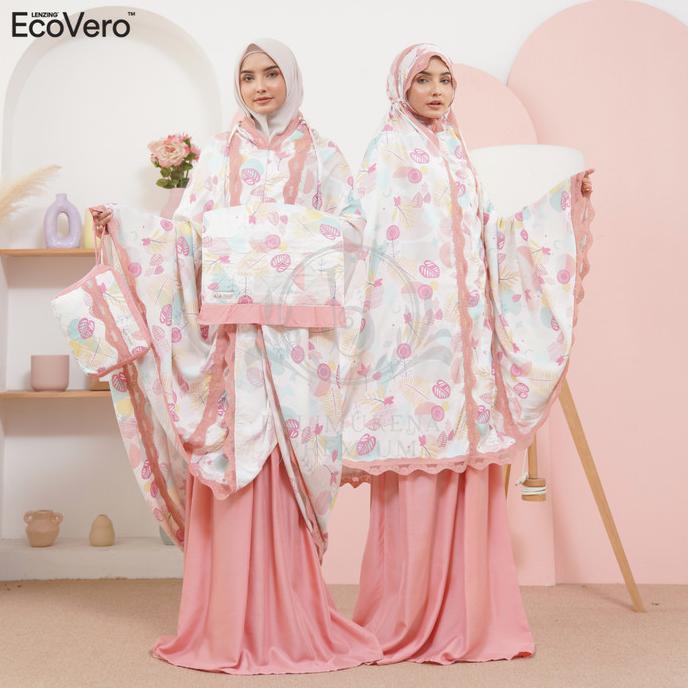 Gambar BELIMUKENA PREMIUM - Mukena Dewasa Premium Ecovero Gracia Set Sajadah - Dusty Pink dari willifashion store undefined Tokopedia