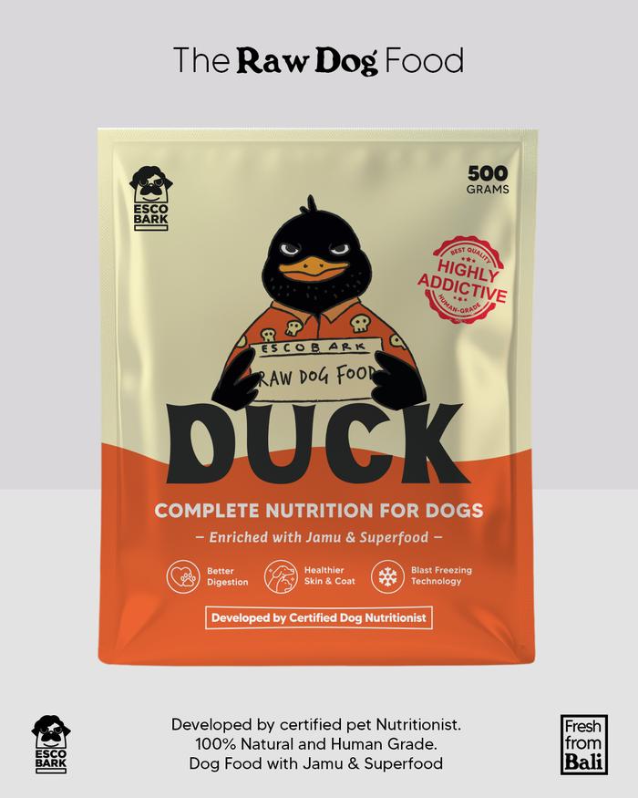 Gambar Escobark Duck Raw Dog Food Makanan Basah Anjing (Bebek) - 500 gram dari Escobark undefined Tokopedia