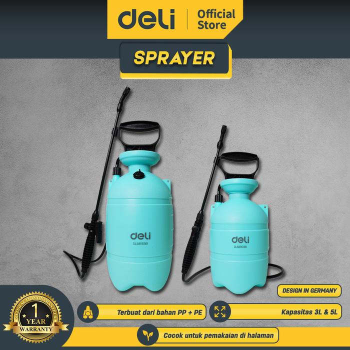 Gambar Deli Tools Semprotan Tanaman Deli Kapasitas 5 Liter Desain Tas Kuat DL581105XX - New 3 Liter dari Deli Tools Official undefined Tokopedia