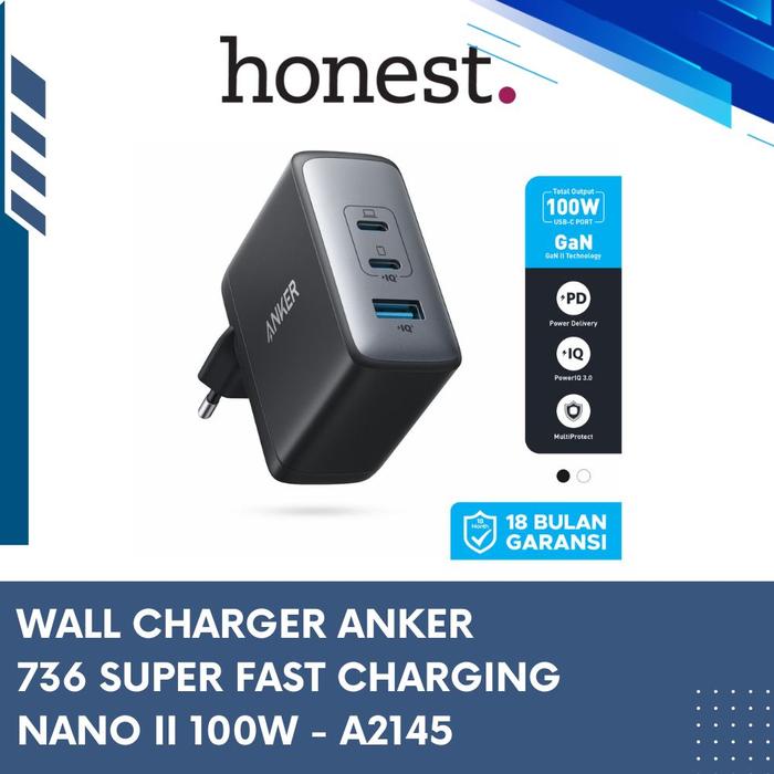 ANKER 736 Charger (Nano II 100W) Amazon.co.jp: Anker 736 Charger (Nano II  100W) (USB 【新品未開封】Anker 736 charger （Nano II 100W）