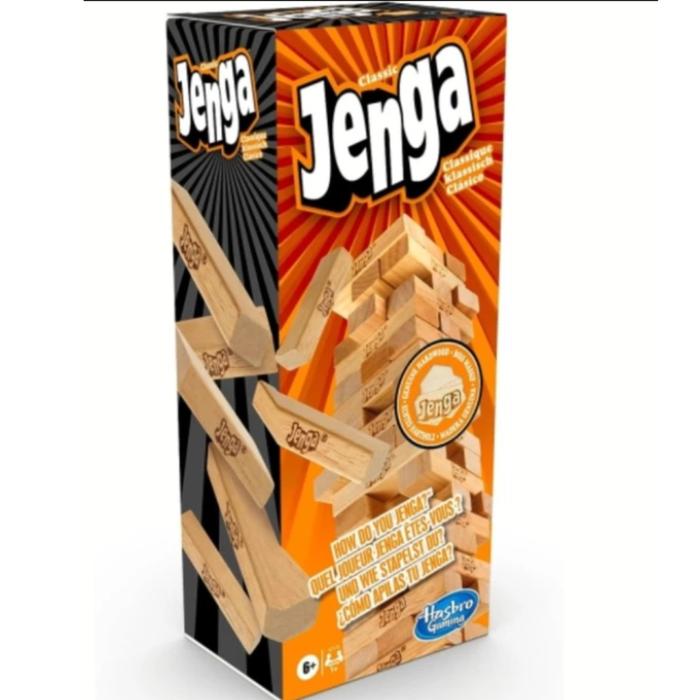 Gambar Jenga Mainan Anak Family Board Tumpuk Balok Stacking Game - Jenga Classic dari Mishana Shop Kab. Tangerang Tokopedia
