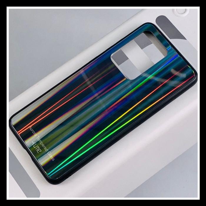 Gambar Samsung Galaxy S20 Ultra 5G Aurora Glass Original Hard Case Casing Cover Back Tempered Bumper Soft Silicone Pc - HITAM-AURORA., SAM S20 ULTRA. dari Original Shop Nillkin undefined Tokopedia