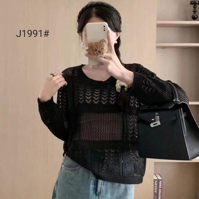 Gambar Outer Kardigan Knit Rajut Pantai Summer Bali Musim Panas Beach Style Liburan Baju luaran Wanita - Hitam dari Broadway Style undefined Tokopedia