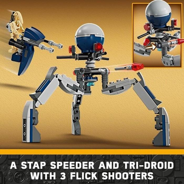 Gambar Lego Star Wars 75372 Clone Trooper & Battle Droid Battle Pack Building Set (215 Pieces) Star Wars Toys (7 Tahun+) #Gratisongkir dari START ZONE undefined Tokopedia