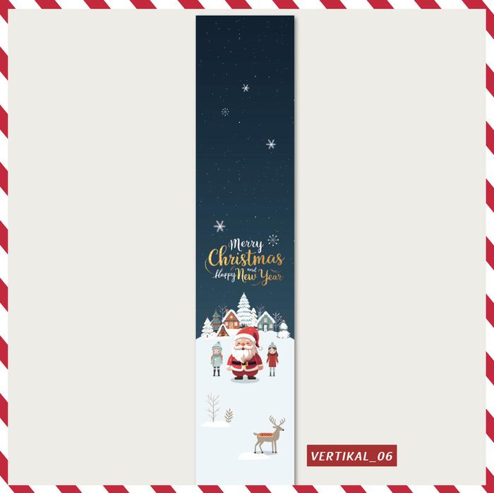 Gambar Paperbelt christmas new year belt vertikal pita kertas hampers natal - motif 6 dari jingle belle store undefined Tokopedia