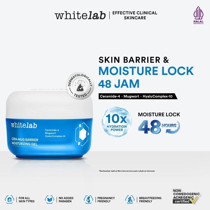 Gambar Whitelab Cera-Mug Barrier Moisturizing Gel - Pelembap Kulit Wajah Kering Perbaiki Skin Barrier Siang Malam - 40gr dari Coco.Co Official Store undefined Tokopedia