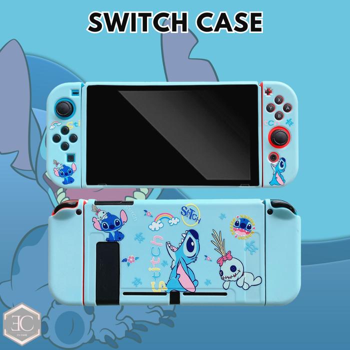 Gambar Nintendo Switch V1 V2 Lilo and Stitch Oled Case Pouch Bag Accessories - V1&V2 Case dari En Case undefined Tokopedia